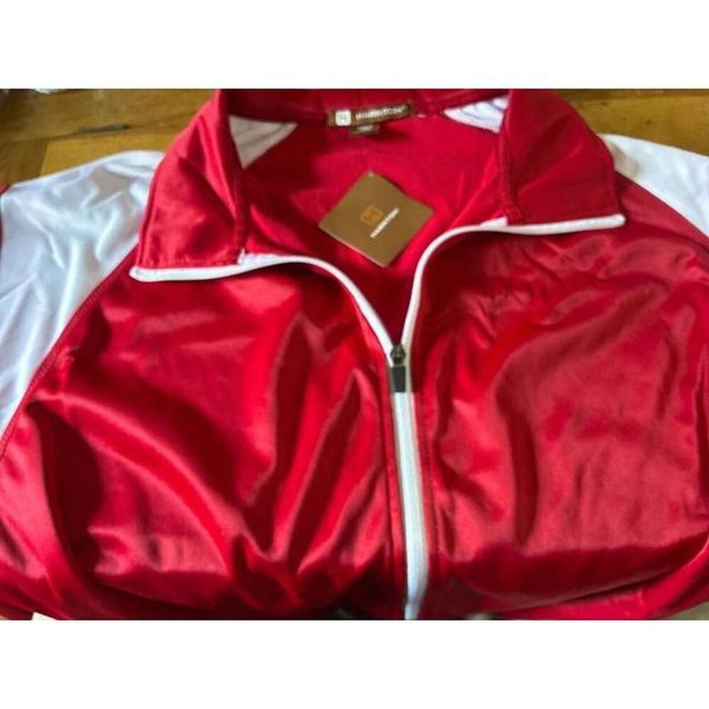 Unbranded Women's Red and White Bodysuit